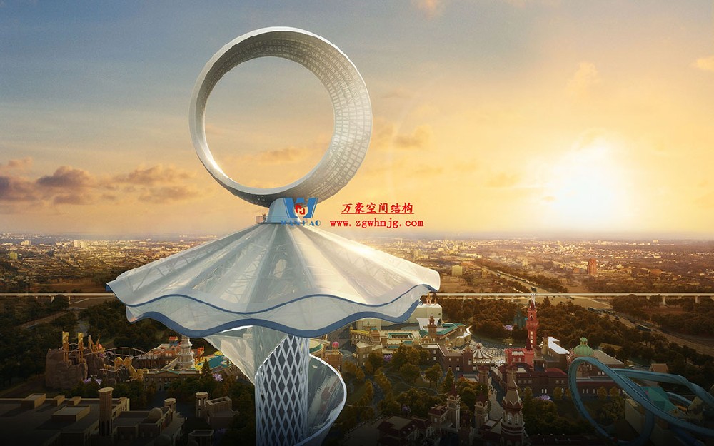 ETFE膜結構地標塔—以愛之名，點亮絲路歡樂世界