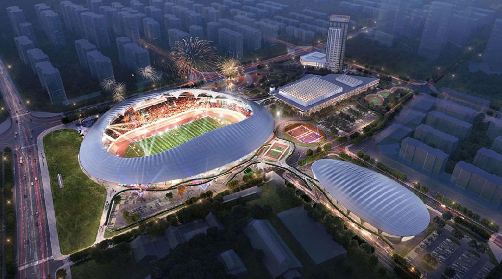 匠心筑就文精品工程，蓬萊體育場建設(shè)全速推進
